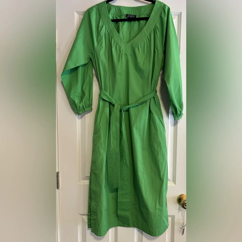 J. Crew Midi Cotton Poplin Dress, size XS